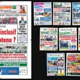 Titrologie du 5 octobre 2026 : montage des unes du Nouveau Réveil, de Notre Voie, de L'Inter, de La Voie originale et de Soir Info